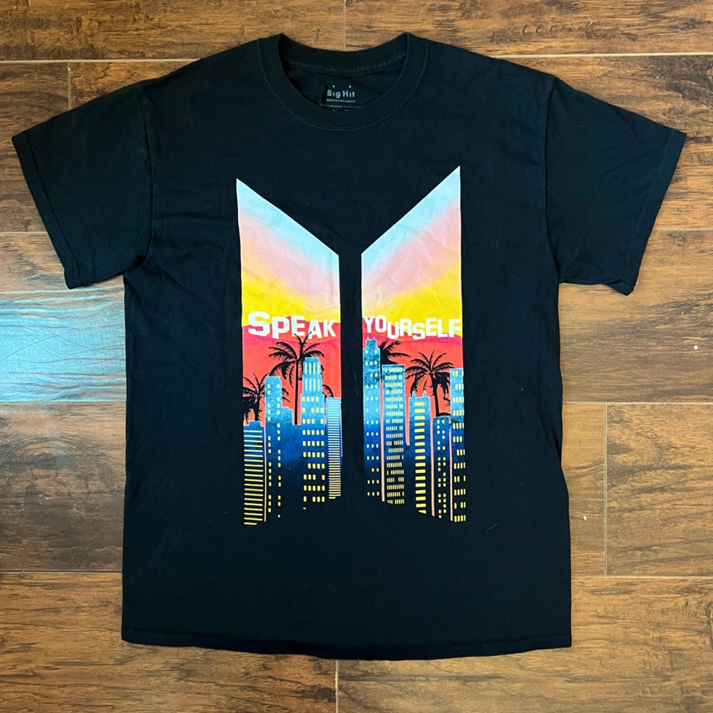 BTS Speak Yourself Tour Pop Up Store LA City Of Angel Limited T Shirt